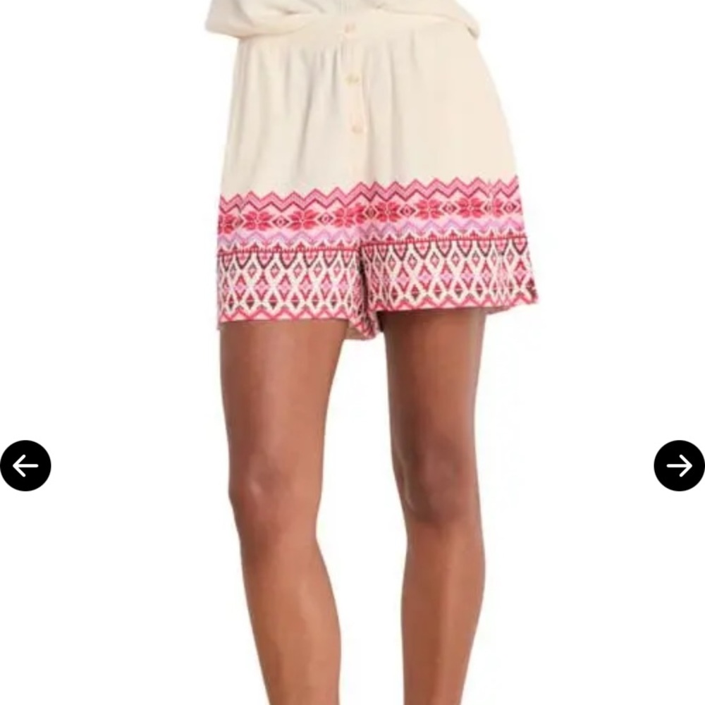 Vineyard Vines Waffle Knit Fair Isle Lounge Shorts – Size Small